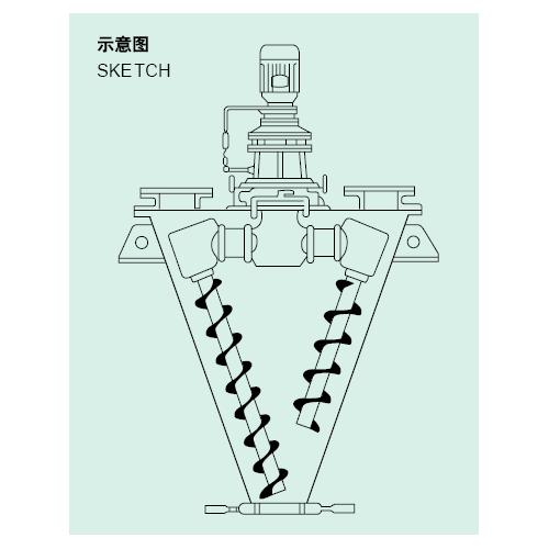 DSH-系列臂式非對稱雙螺錐形混