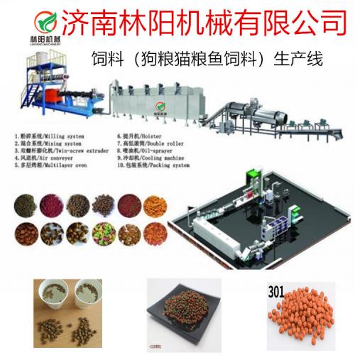 濕法漂浮魚飼料設備，大產量魚飼料設備
