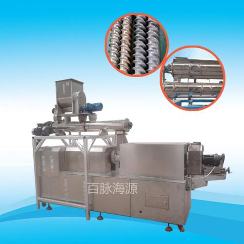 小型***糧加工設備雙螺桿膨化機